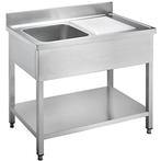 RVS Spoeltafel 120 cm | LEEGVERKOOP, Ophalen, Nieuw zonder verpakking, RVS Meubilair