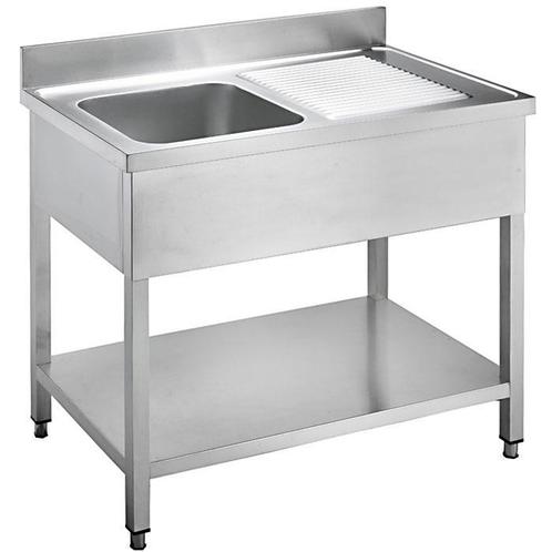 RVS Spoeltafel 120 cm | LEEGVERKOOP, Zakelijke goederen, Horeca | Keukenapparatuur, Nieuw zonder verpakking, RVS Meubilair, Ophalen