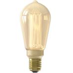 Calex Glasfiber LED Edison Gold Ø64 E27 3.5W, Nieuw