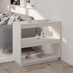 vidaXL Boekenkast 80x35x71 cm massief grenenhout wit, Huis en Inrichting, Verzenden, Nieuw, 50 tot 100 cm, Minder dan 100 cm