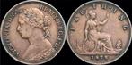 Great Britain Victoria farthing 1878 Brons, Verzenden