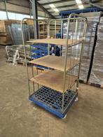 Rolcontainer 3-heks met 2 houten legborden, gebruikt, Zakelijke goederen, Machines en Bouw | Heftrucks en Intern transport, Ophalen of Verzenden