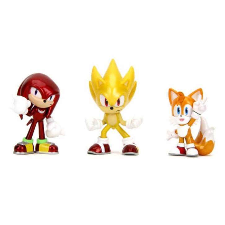 Sonic the Hedgehog Nano Metalfigs Diecast Mini Figures 3-..., Kinderen en Baby's, Speelgoed | Actiefiguren, Zo goed als nieuw