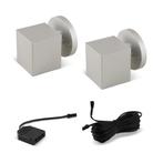 Ledisons LED-wandlamp Noki down zilver 12V - 2 spots, Nieuw
