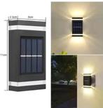 Zonnelamp Buiten Up-Down Licht Waterdicht Huis Tuindecoratie, Tuin en Terras, Verzenden, Nieuw