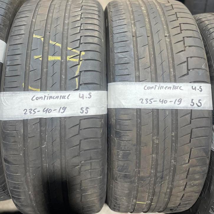 2x235-40-19 Continental Zomer 2x4.5m €55 Per band 235 40 19, Auto-onderdelen, Banden en Velgen, 19 inch, Zomerbanden, 235 mm, Personenwagen