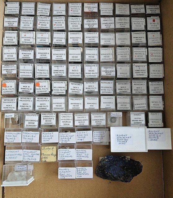 bixbyiet Mineralencollectie- 1200 g - (90), Verzamelen, Mineralen en Fossielen