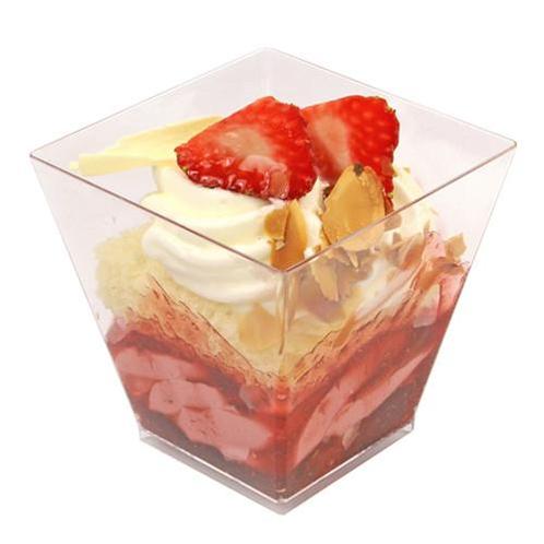 Lepelgebak Cups zonder deksel 210cc, Hobby en Vrije tijd, Taarten en Cupcakes maken, Nieuw, Verzenden