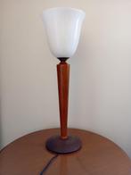 Tafellamp - Glas, Hout, IJzer - Art Deco-stijl, Antiek en Kunst