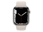 Apple Watch Series 7 45mm Cellular Stainless Steel, Verzenden, Zo goed als nieuw