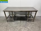 RVS Werktafel 200 x 80 x 89 cm Horeca, Ophalen of Verzenden, Gebruikt