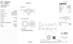 1 pcs Diamant (Natuurlijk) - 1.04 ct - Rond - D (kleurloos), Nieuw