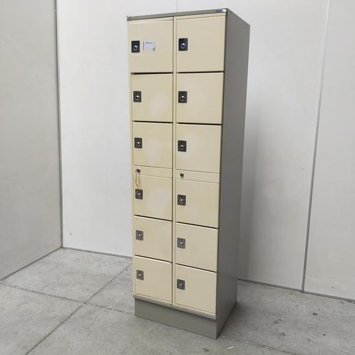 12-deurs Oostwoud metalen lockerkast - 195x60x50 cm, Huis en Inrichting, Kasten | Lockerkasten, Ophalen of Verzenden