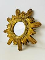 Spiegel- Zonnespiegel verguld - Goud, Meerschuim, Antiek en Kunst