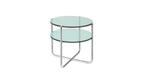 Gispen Today 425 bijzettafel chrome frame, Ophalen of Verzenden, Nieuw, Rond, Glas