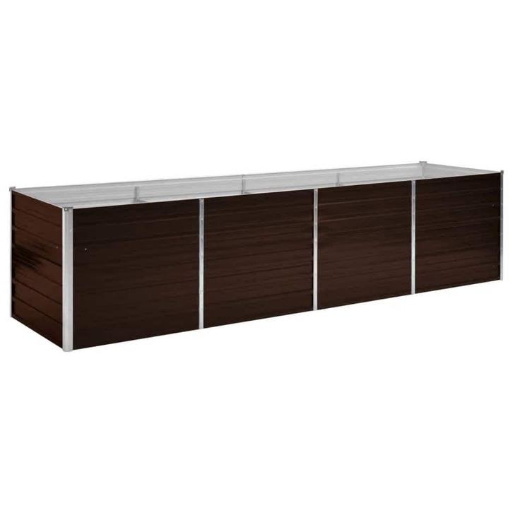 Grote Plantenbak Gegalvaniseerd Staal - Tweedekansje -, Tuin en Terras, Bloembakken en Plantenbakken, 60 cm of meer, 100 cm of meer