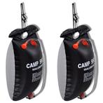 vidaXL Campingdouches 2 st solar 20 L, Caravans en Kamperen, Verzenden, Nieuw