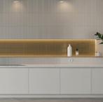 Wandtegel Ragno Gamma Lichtgrijs Dust Glans 5x30, Nieuw, 20 tot 40 cm, 10 m² of meer, Wandtegels