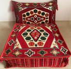 Kelim - 60 cm - 60 cm - Poef en kussen