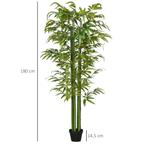 TRUUSK Kunstmatige Plant 180 Cm Kunstbamboeboom Met Bloempot, Huis en Inrichting, Verzenden, Nieuw