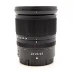 Nikon Z 24-70mm F4S Objectief (Occasion) + 1 jaar Garantie, Ophalen of Verzenden, Zo goed als nieuw, Groothoeklens, Zoom
