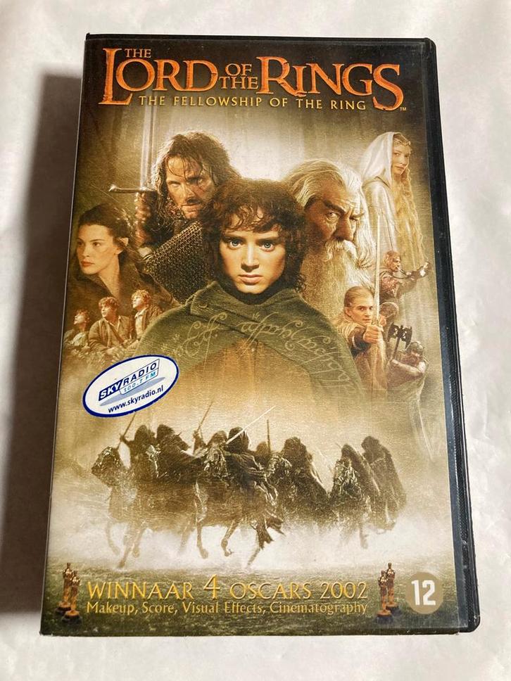THE LORD OF THE RINGS THE FELLOWSHIP OF THE RING (EX RENTAL), Cd's en Dvd's, VHS | Film, Gebruikt, Verzenden