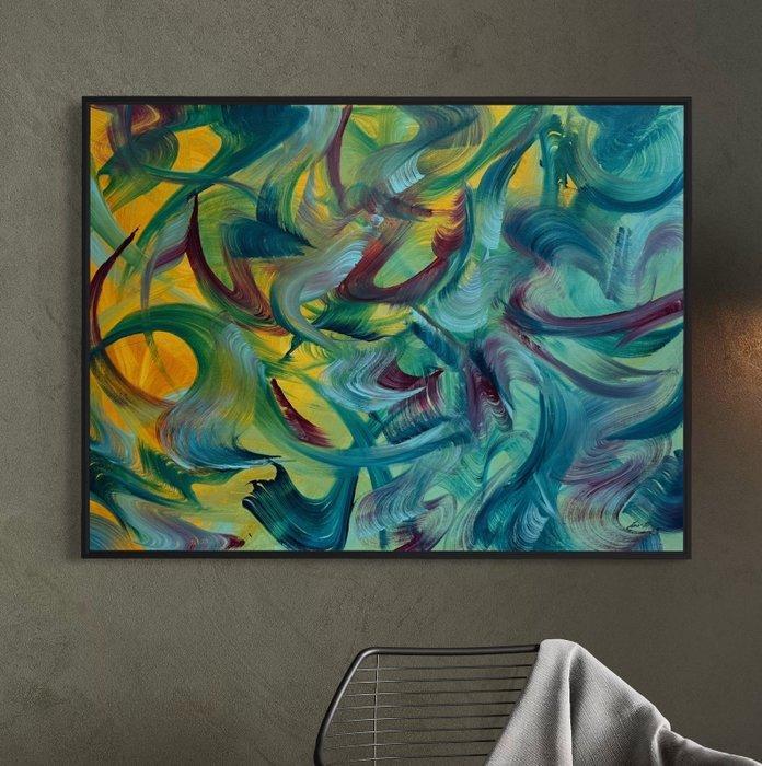 Luise Konstantin - Saturn - XL, Antiek en Kunst, Kunst | Schilderijen | Modern