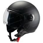 Helm Vito Jethelm Loreto mat zwart, Fietsen en Brommers, Brommerhelmen, Ophalen of Verzenden, Nieuw, Vito