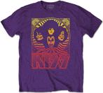 shirts - Kiss Heren T-shirt - Size S Purple, Zo goed als nieuw, Verzenden