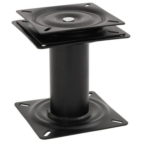 vidaXL Bootstoelpoot met 360° draaiplateau staal, Watersport en Boten, Bootonderdelen, Nieuw, Verzenden