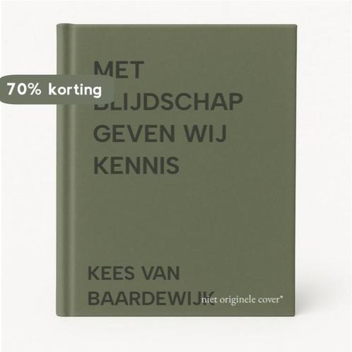 MET BLIJDSCHAP GEVEN WIJ KENNIS 9789071097140, Boeken, Overige Boeken, Gelezen, Verzenden