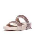 -5% FitFlop  FitFlop Lulu multi-tonal glitter slides  maat 4, Kleding | Dames, Schoenen, Slippers, Verzenden, Nieuw, Roze