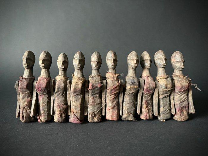 Storyteller puppets - Santal - Bihar - India (Zonder, Antiek en Kunst, Kunst | Niet-Westerse kunst