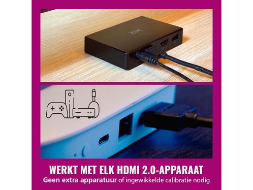 WiZ HDMI Sync Box - Entertainment Starterkit - RGBIC LED, Huis en Inrichting, Woonaccessoires | Overige, Zo goed als nieuw, Verzenden