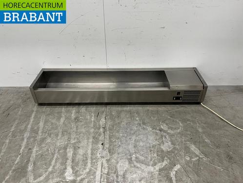 RVS Afinox Opzetvitrine Opzet koelvitrine saladière 7 x 1/4, Zakelijke goederen, Horeca | Keukenapparatuur, Gebruikt, Ophalen of Verzenden