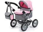 Bayer Design - Poppenwagen Trendy - Grijs en roze, Kinderen en Baby's, Speelgoed | Poppen, Verzenden, Zo goed als nieuw