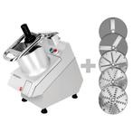 GGM Gastro | Elektrische groentesnijder - 750 Watt - Ø 170mm, Verzenden