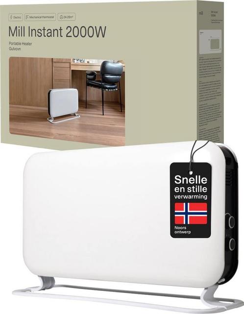 Mill SG2000MEC design convectorkachel 2000 Watt- tot 20m2 -, Witgoed en Apparatuur, Luchtbehandelingsapparatuur, Zo goed als nieuw