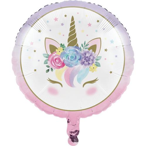 Unicorn Helium Ballon Leeg 45cm, Hobby en Vrije tijd, Feestartikelen, Nieuw, Verzenden