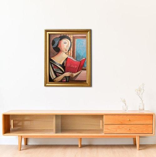 Don Kosta - the red book, Antiek en Kunst, Kunst | Schilderijen | Modern