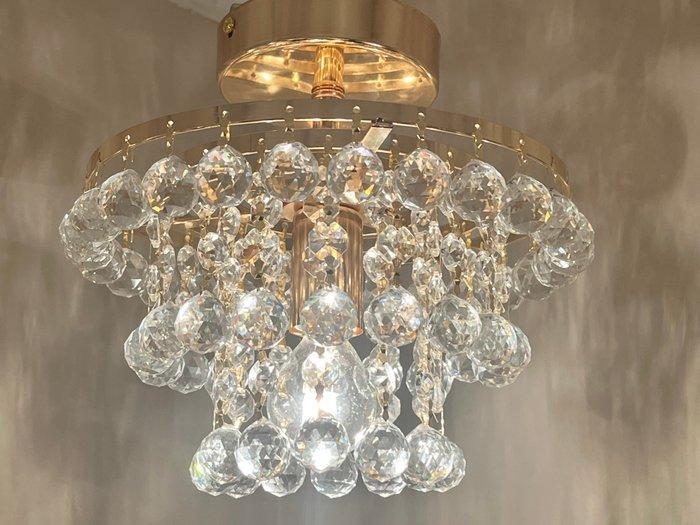 Swarovski - Plafondlamp - Kristal, Bladgoud, Antiek en Kunst, Kunst | Designobjecten