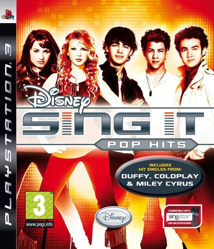 Playstation 3 Disney Sing It: Pop Hits, Spelcomputers en Games, Games | Sony PlayStation 3, Zo goed als nieuw, Verzenden