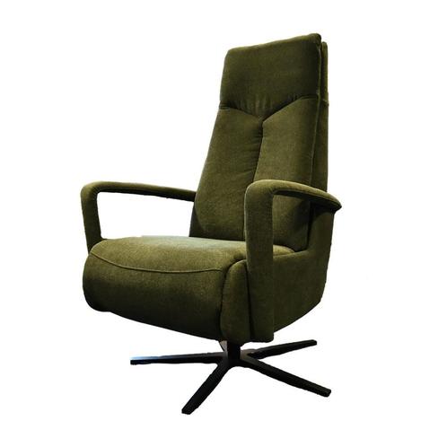 Sta op stoel Zeus in groen stof met SHOWROOMKORTING!, Huis en Inrichting, Fauteuils, 50 tot 75 cm, Minder dan 75 cm, Nieuw, Metaal