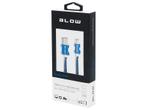 Micro USB Kabel Nylon 1 meter - Blauw HQ, Muziek en Instrumenten, Kabels en Stekkers, Nieuw, Ophalen of Verzenden