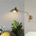 Industriële Wandlamp met Lange Arm en Scharnier, Verzenden, Nieuw