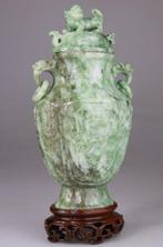 Vaas Gesculpteerd Chinees - Leeuw - Archaïsche Stijl - Basis