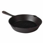 Zware gietijzeren pan - geribbeld - Ø26,5cm, Verzenden, Nieuw in verpakking