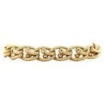 Gouden armband 20.5 cm 14 karaat, Sieraden, Tassen en Uiterlijk, Verzenden, Zo goed als nieuw, Goud, Goud