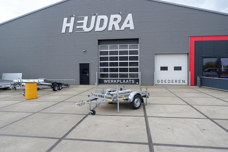 Gebruikte King Trailers motortransporter 750kg 215x125cm, Auto diversen, Aanhangers en Bagagewagens, Gebruikt