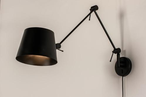 Rietveld Wandlampen - Zwart - Metaal, Huis en Inrichting, Lampen | Wandlampen, Verzenden